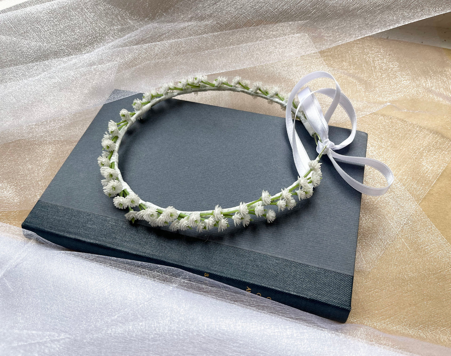 Thin Baby's Breath Gypsophila Flower Crown