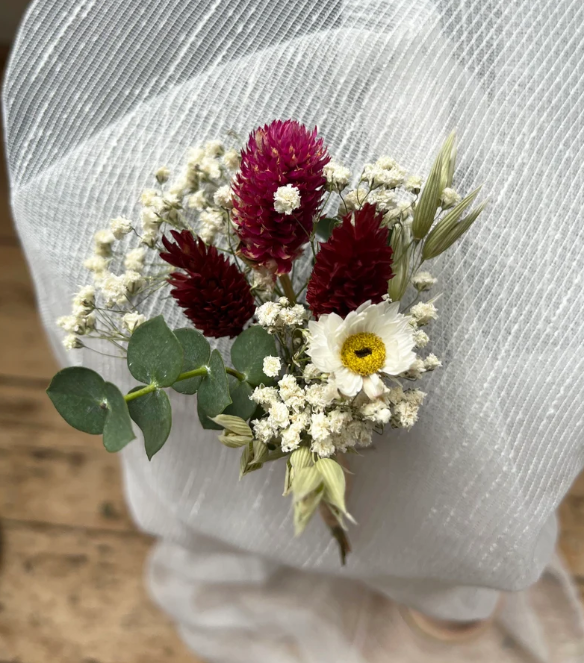 Rustic Dried Flower Bridal Bouquet Set