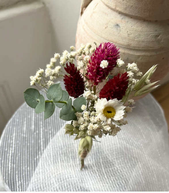 Rustic Dried Flower Bridal Bouquet Set
