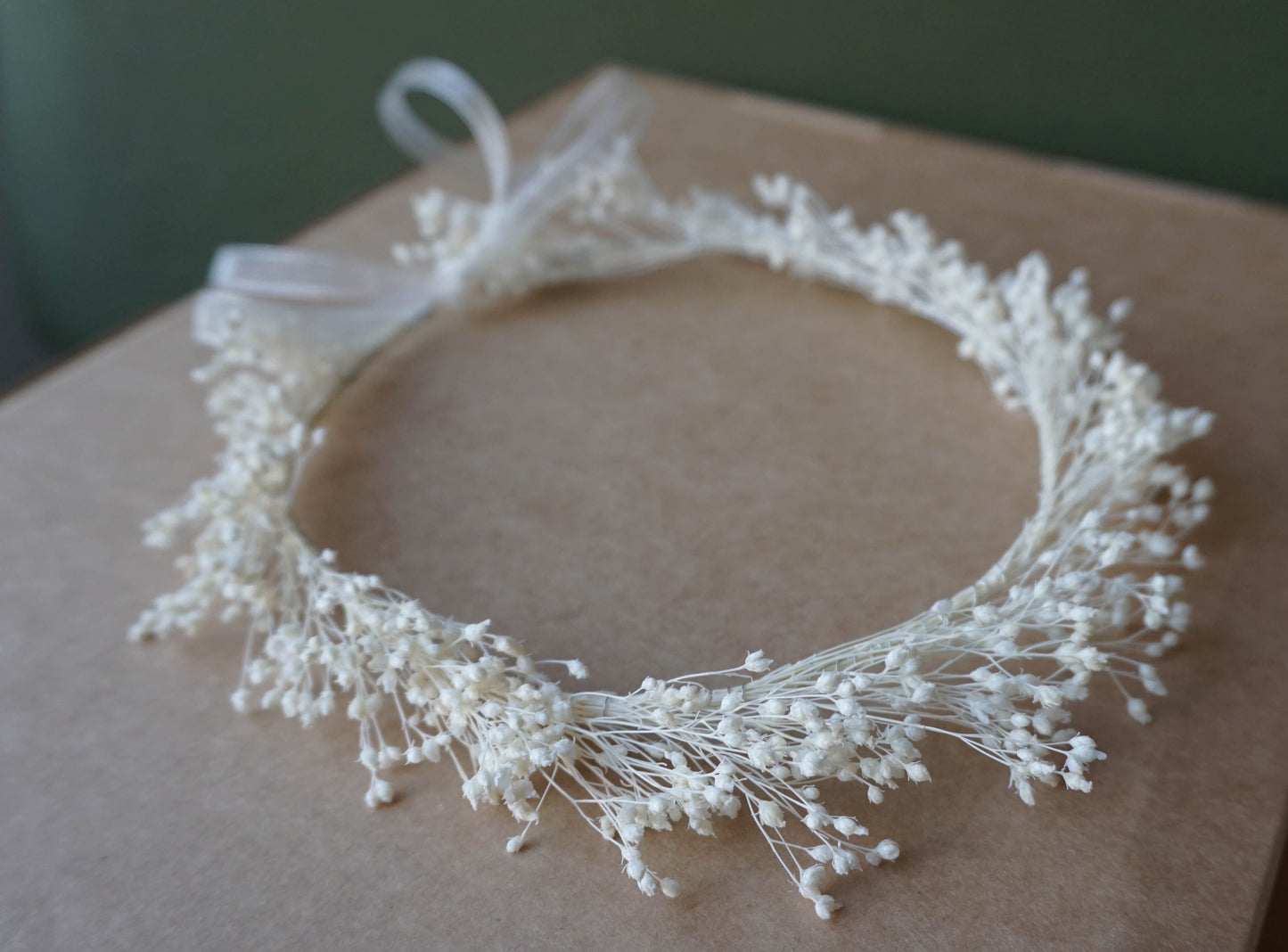Everlasting Gypsophila Flower Crown