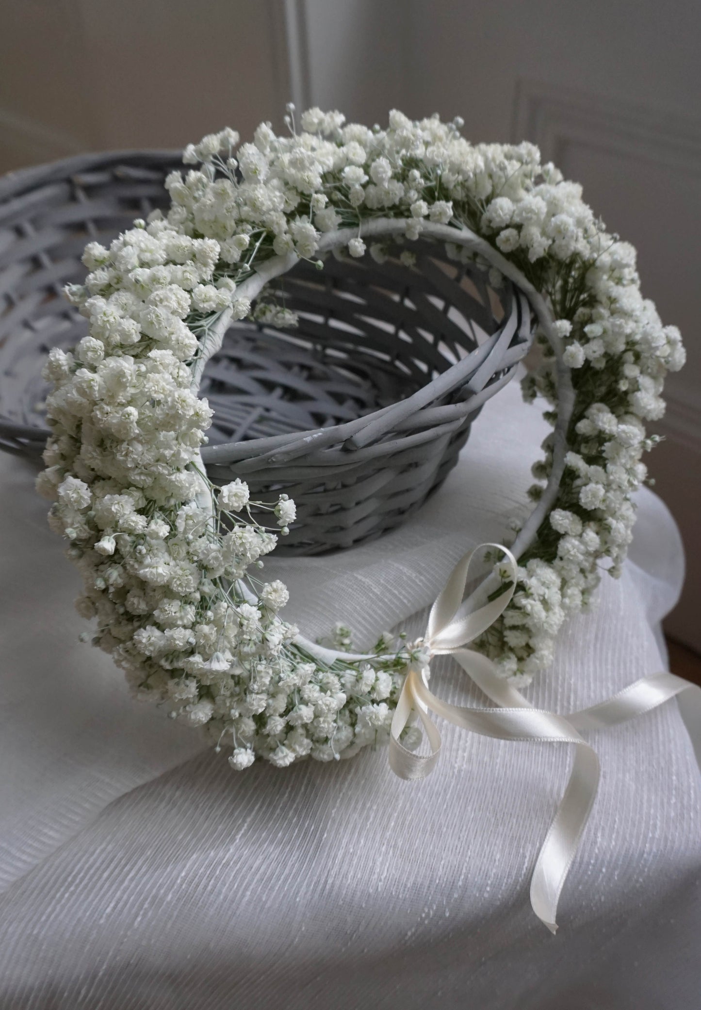 Thick Baby's Breath Gypsophila Crown