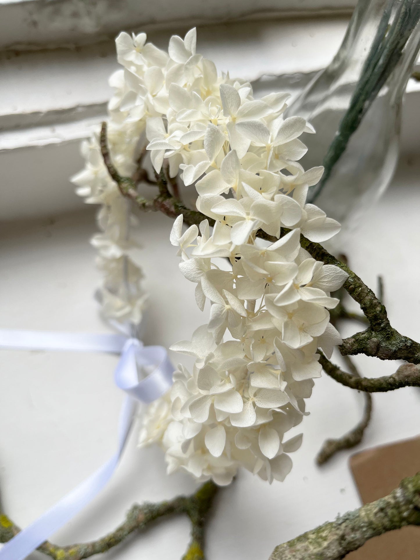 Everlasting White Flower Crown