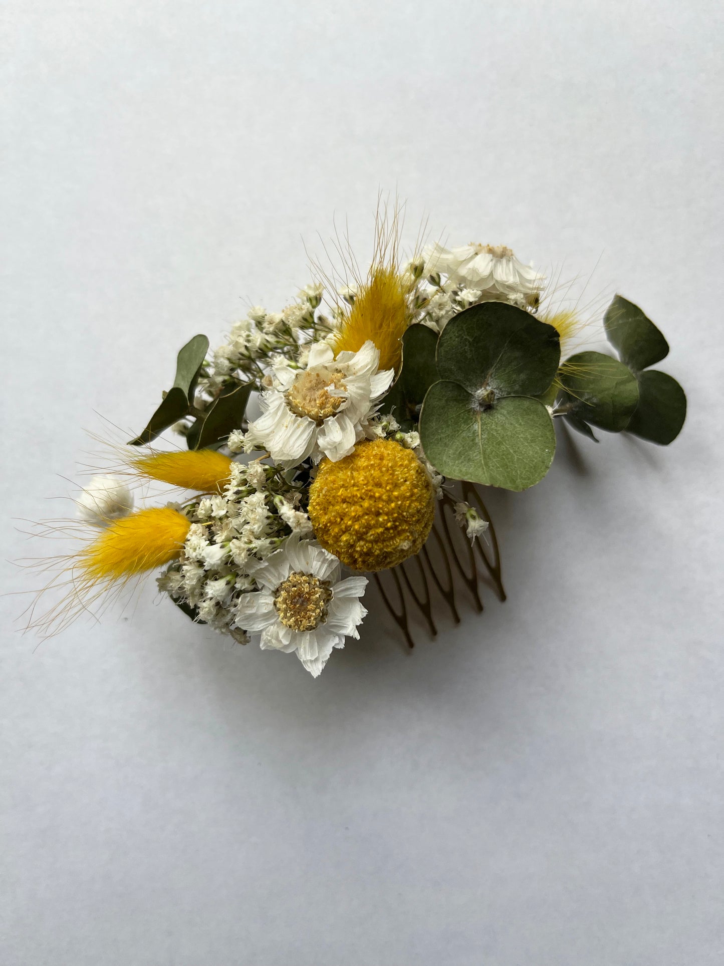 Dried Flower Flower Comb Buttonhole For Wedding Baptism Birthday Party Henna Nights