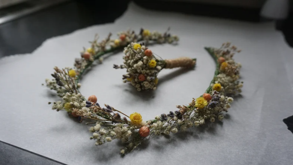 Cottage Core Style Dried Flower Crown