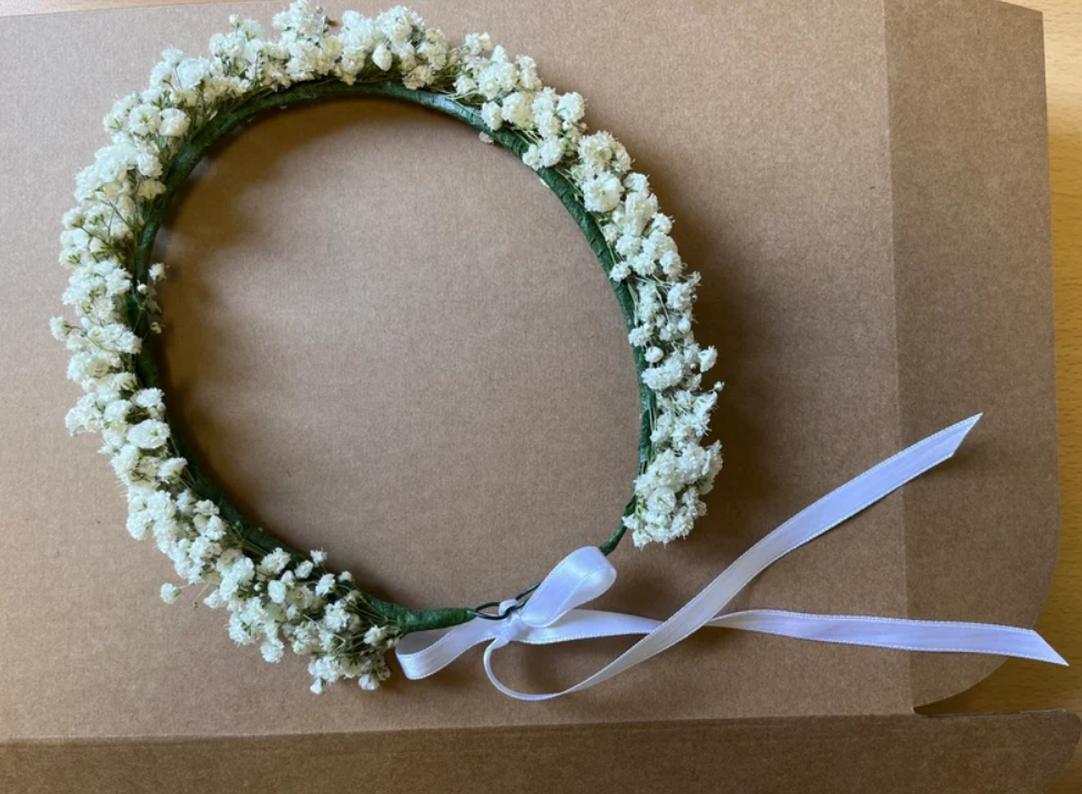 Thin Baby's Breath Gypsophila Flower Crown