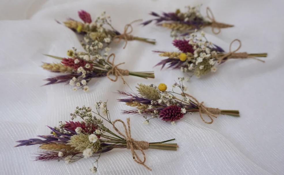 Wild Flower Bridal Bouquet Set