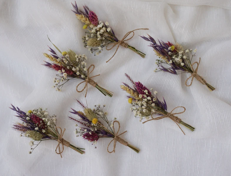 Wild Flower Bridal Bouquet Set