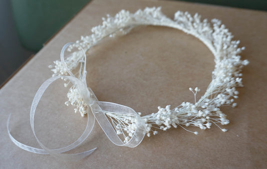 Everlasting Gypsophila Flower Crown