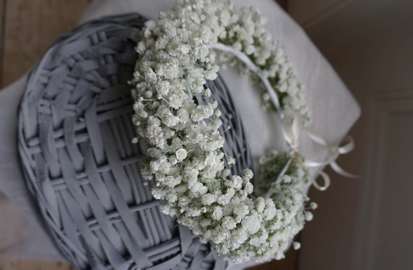 Thick Baby's Breath Gypsophila Crown