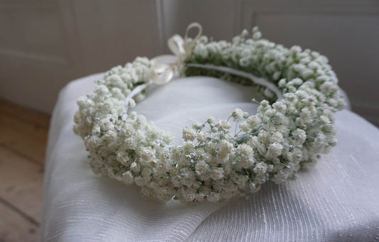Thick Baby's Breath Gypsophila Crown