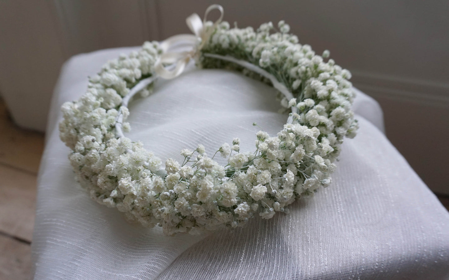 Thick Baby's Breath Gypsophila Crown